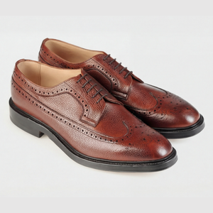 Dufferin - Mahogany Brown Country Calf - Leather Sole