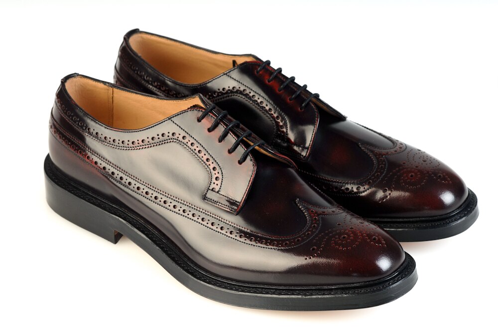 Dufferin - Burgundy Polished - Leather Sole
