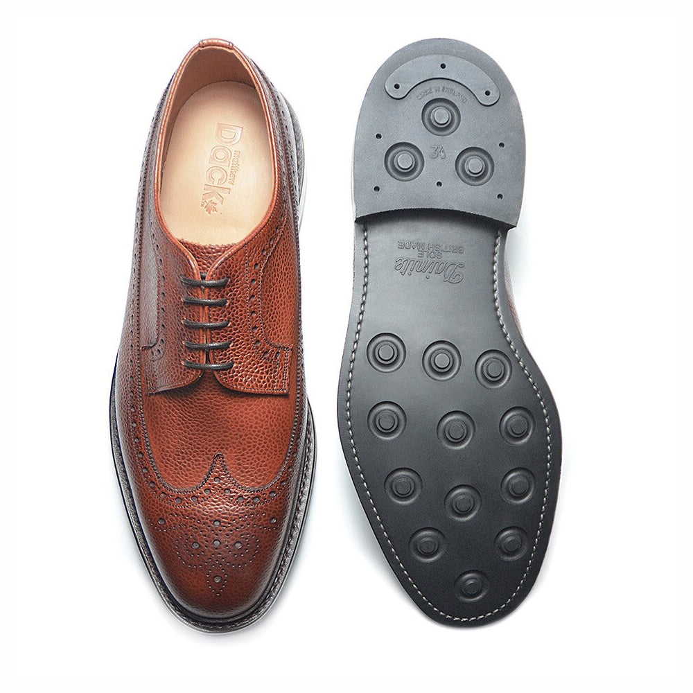 Dufferin - Mahogany Brown Country Calf - Rubber Sole